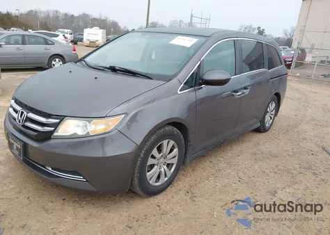 2016 Honda Odyssey Ex-L from USA, damaged, VIN 5FNRL5H62GB033856